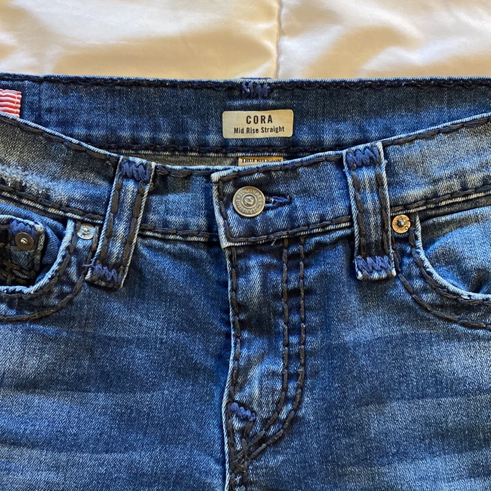 Vintage true religion straight leg jeans